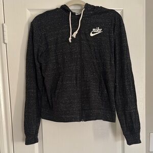 Nike Black Zip-Up Hoodie